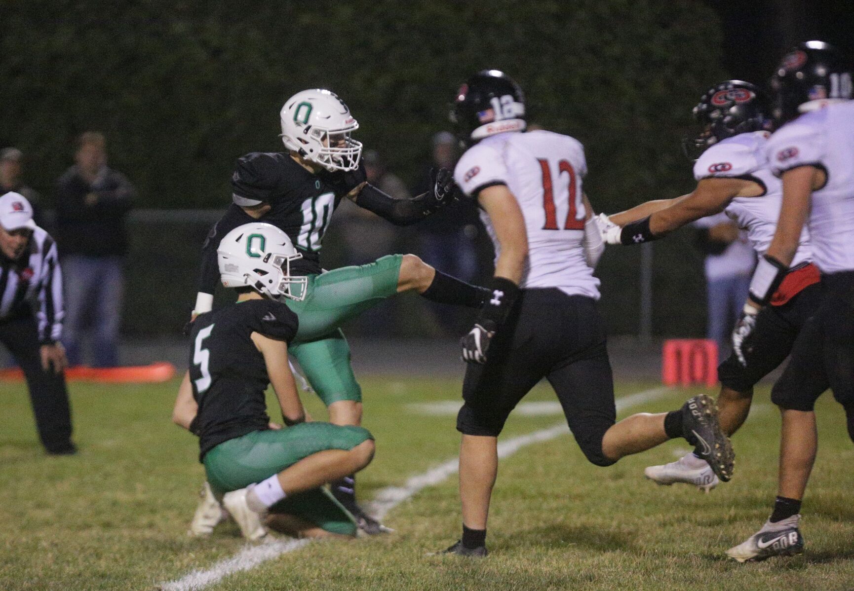 Osage football vs Clarion-Goldfield-Dows -